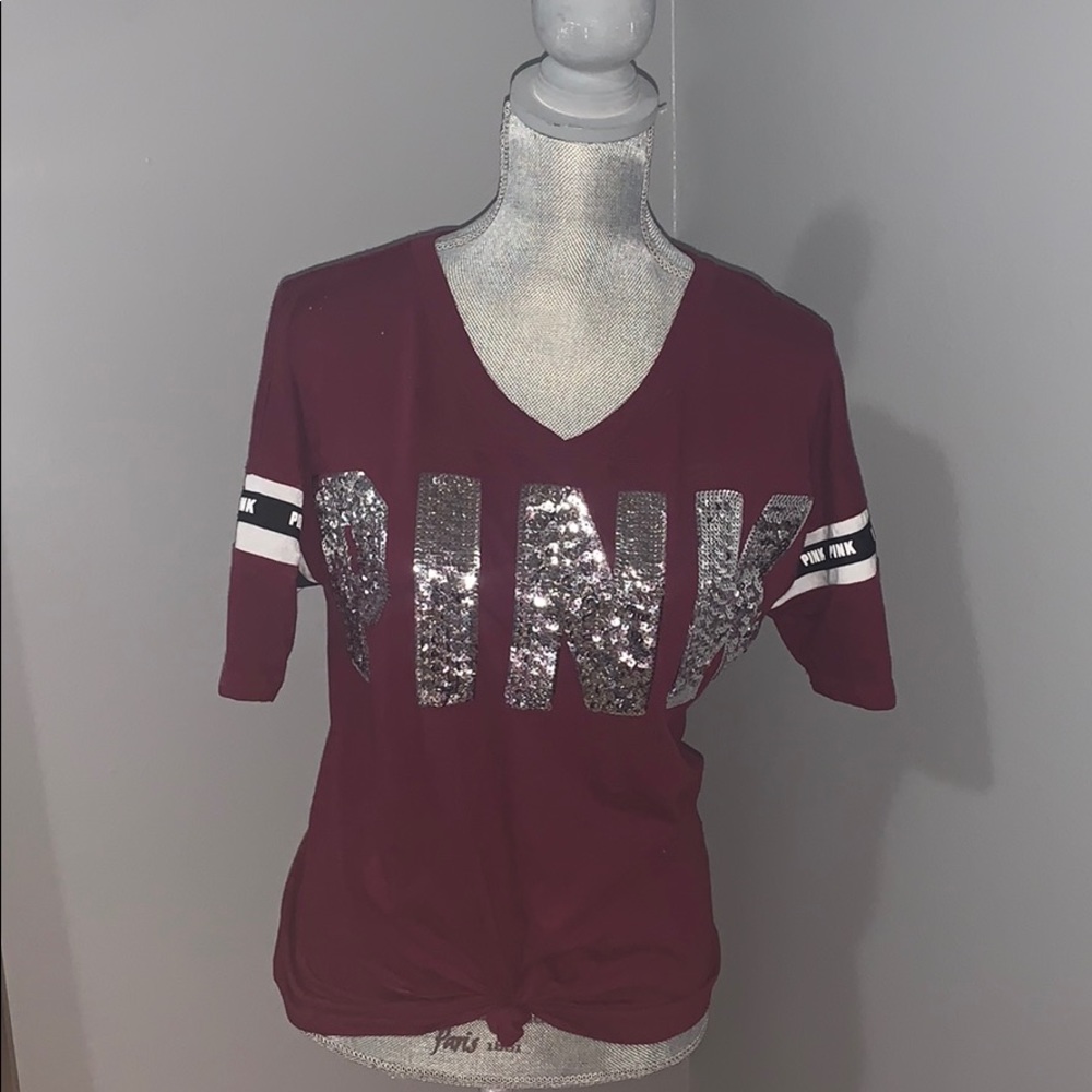 PINK quartersleeve shirt
